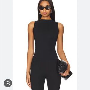 Elegant Black Sleeveless Top